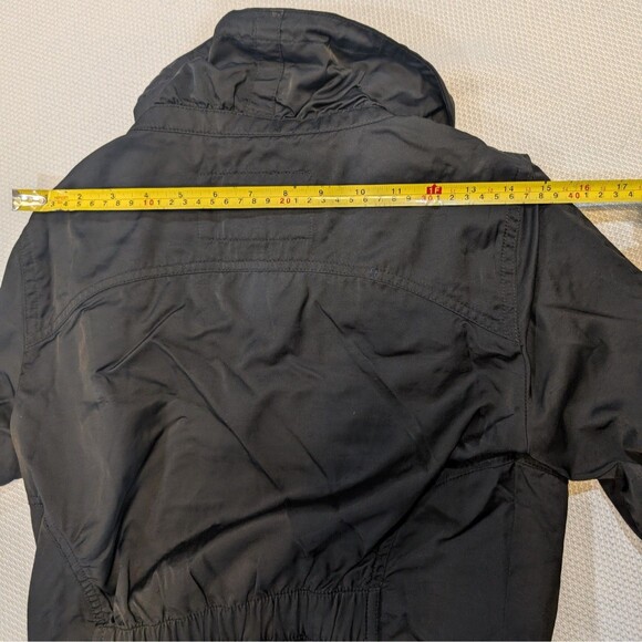 White House Black Market Jacket Womens Size 0  Ruffled Collared  Color Black - Picture 6 of 12